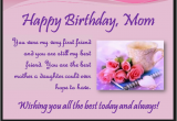 Happy Birthday Quotes From Daughter to Mother Happy Birthday Mom Quotes From son and Daughter Image