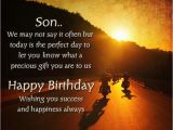 Happy Birthday Quotes From Mother to son Birthday Card for son Quotes Quotesgram by Quotesgram