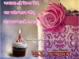 Happy Birthday Quotes In Bengali Bangla Birthday Card First Birthday Invitations