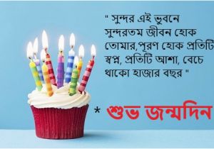 Happy Birthday Quotes In Bengali Bangla Birthday Sms Wishes Happy Birthday Kobita শ ভ