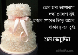 Happy Birthday Quotes In Bengali Birthday Wishes In Bengali