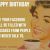 Happy Birthday Quotes Pictures for Facebook Happy Birthday Facebook Quote Pictures Photos and Images