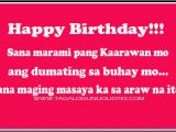 Happy Birthday Quotes Tagalog Filipino Birthday Quotes Quotesgram