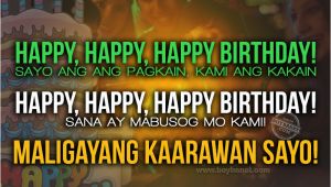 Happy Birthday Quotes Tagalog Tagalog Birthday Quotes Quotesgram