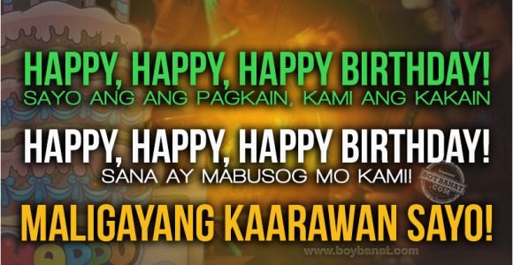 Happy Birthday Quotes Tagalog Tagalog Birthday Quotes Quotesgram