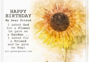 Happy Birthday Quotes to A Dear Friend Happy Birthday My Dear Friend Free Birthday Cards for