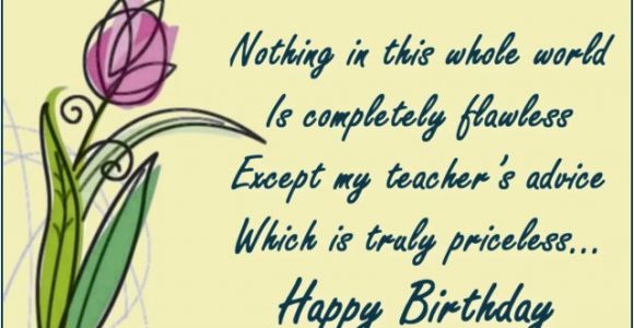 Happy Birthday Quotes to A Teacher Birthday Quotes for Teachers Quotesgram