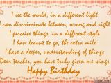 Happy Birthday Quotes to A Teacher Quotes or Poems for Teachers Quotesgram