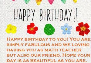 Happy Birthday Quotes to A Teacher Teacher Happy Birthday Wishes and Quotes Happy Birthday