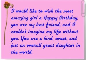 Happy Birthday Quotes to Daughter From Mom Happy Birthday Quotes for Daughter From Mom Love You