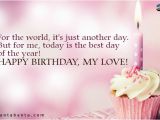 Happy Birthday Quotes to Lover Happy Birthday My Love Quotes Quotesgram