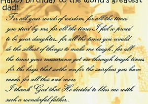 Happy Birthday Quotes to My Dad who Passed Away Happy Birthday Dad From Daughter Quotes Quotesgram