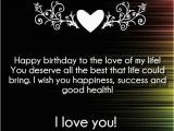 Happy Birthday Quotes to someone You Love I Love You Happy Birthday Quotes and Wishes Love Quotes