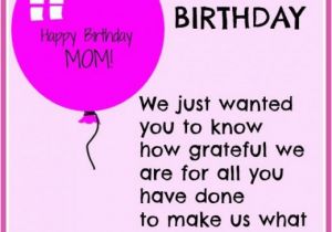 Happy Birthday Quotes to son From Mother Happy Birthday Mom Quotes Birthday Quotes for Mother