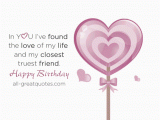 Happy Birthday Quotes to the Love Of My Life In You I Ve Found the Love Of My Life Happy Birthday
