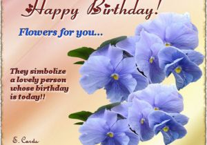 Happy Birthday Quotes with Flowers Happy Birthday Flowers for You Lovers Poems by oriza