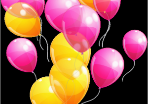 Happy Birthday Ribbon Banner Clipart Pin by Pink Maiden On Clipart Yellow Balloons Balloons
