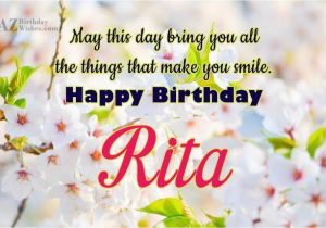 Happy Birthday Rita Quotes Happy Birthday Rita