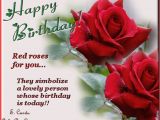 Happy Birthday Rose Quotes Happy Birthday with Red Roses oriza Net Portal