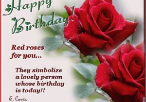 Happy Birthday Rose Quotes Happy Birthday with Red Roses oriza Net Portal