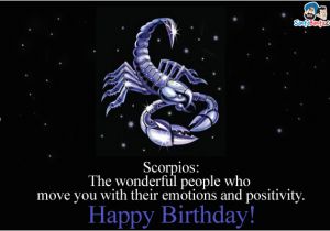 Happy Birthday Scorpio Quotes Scorpio Birthday Ecard