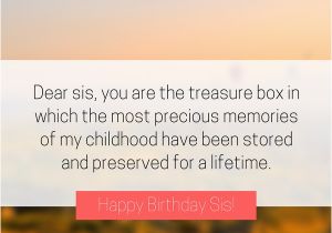 Happy Birthday Sister Emotional Quotes 35 Special and Emotional Ways to Say Happy Birthday Sister