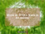 Happy Birthday Sister In Heaven Quotes Missing My Sister In Heaven On Her Birthday Hoopoequotes