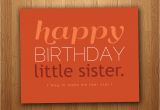 Happy Birthday Sister Sarcastic Quotes Little Sister Birthday Quotes Funny Quotesgram