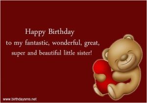 Happy Birthday Small Quotes Happy Birthday Little Sister Quotes Sayings Happy