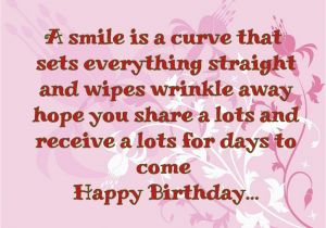 Happy Birthday Smile Quotes Birthday Sms In Hindi In Marathi In English for Friend In