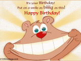 Happy Birthday Smile Quotes Put On the Biggest Smile Free Smile Ecards Greeting