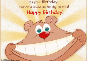 Happy Birthday Smile Quotes Put On the Biggest Smile Free Smile Ecards Greeting