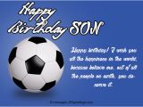 Happy Birthday soccer Quotes Birthday Wishes for son 365greetings Com