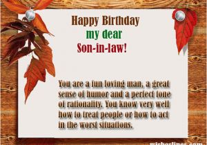 Happy Birthday son In Law Funny Quotes son In Law Birthday Greetings Free Clipart