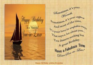 Happy Birthday son N Law Quotes Happy Birthday son In Law Quotes Quotesgram