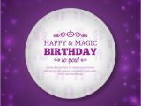 Happy Birthday Sparkling Cards Sparkling Birthday Card Vector Free Download