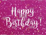 Happy Birthday Sparkling Cards Sparkly Purple Happy Birthday Greeting Card Video Stock
