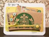 Happy Birthday Starbucks Card Birthday Card Starbucks Gift Card Holder Life