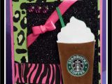 Happy Birthday Starbucks Card Melody Lane Designs Starbucks Drink Card