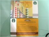 Happy Birthday Starbucks Card Starbucks Krazys Singapore Starbucks Happy Birthday and