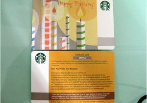 Happy Birthday Starbucks Card Starbucks Krazys Singapore Starbucks Happy Birthday and
