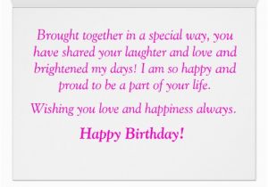 Happy Birthday Step Daughter Quotes Happy Birthday Card for Step Daughter Happy Birthday