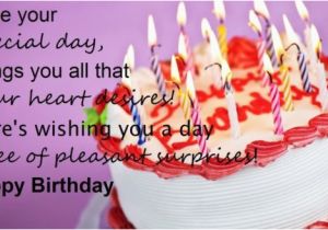 Happy Birthday Surprise Quotes Happy Birthday Cake Message Happy Birthday