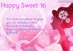 Happy Birthday Sweet Quotes for Her Happy Sweet 16 Quotes and Images Happy Wishes