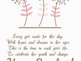 Happy Birthday Sweet Sixteen Quotes 16th Birthday Quotes for Girls Quotesgram