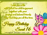 Happy Birthday Sweet Sixteen Quotes 16th Birthday Wishes 365greetings Com