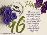 Happy Birthday Sweet Sixteen Quotes 16th Birthday Wishes Messages and Greetings Wordings