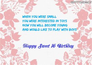 Happy Birthday Sweet Sixteen Quotes Happy Sweet 16 Quotes and Images Happy Wishes