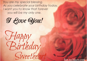 Happy Birthday Sweetheart Quotes 52 Mesmerizing Birthday Love Quotes Sayings Photos