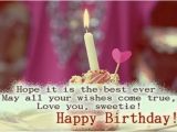 Happy Birthday Sweetie Quotes 50 Happy Birthday Sweetie Quotes and Messages
